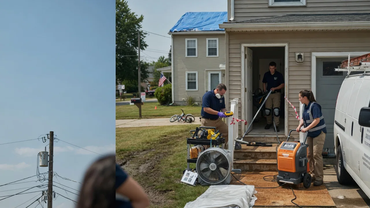 Water Damage Repair in Villas, NJ near me
